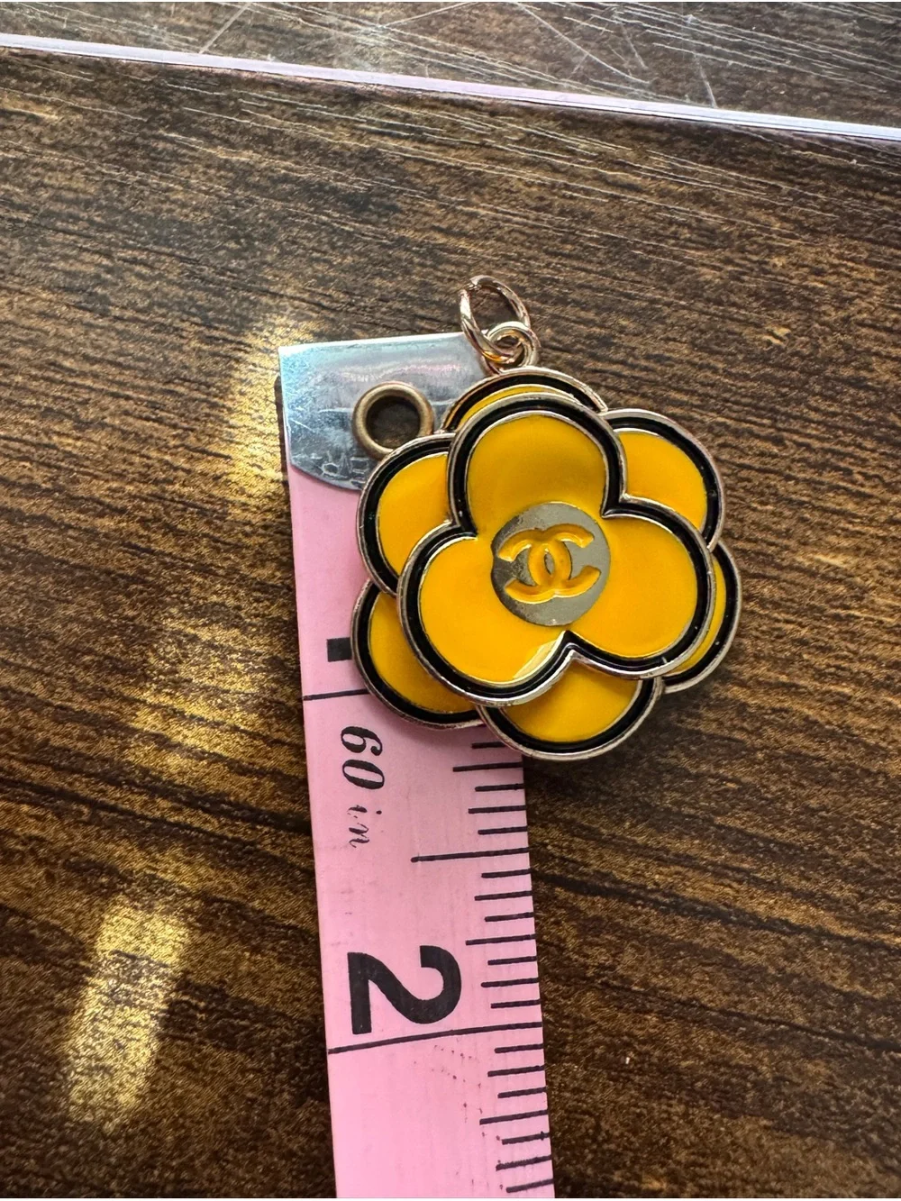 Chanel Camellia yellow vintage charm